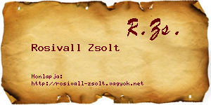 Rosivall Zsolt névjegykártya